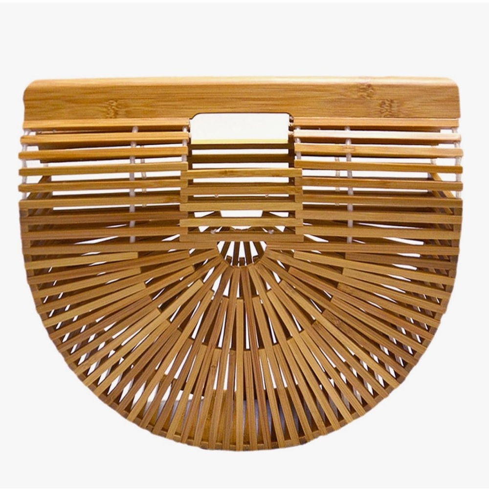New in bag Bamboo Clutch